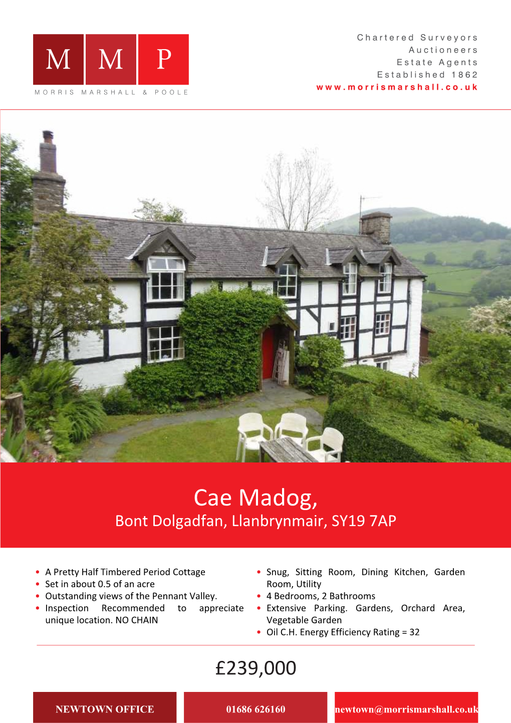 Cae Madog, Bont Dolgadfan, Llanbrynmair, SY19 7AP