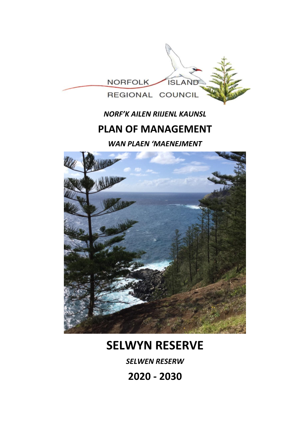 Selwyn Reserve Selwen Reserw 2020 - 2030