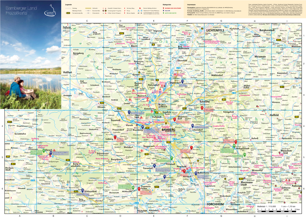 Bamberger Land Freizeitkarte