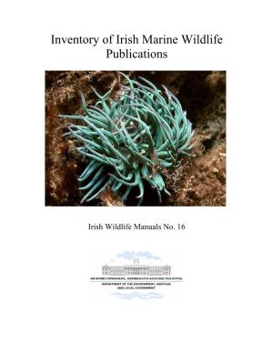 Inventory of Irish Marine Wildlife Publications