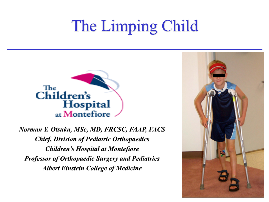 The Limping Child