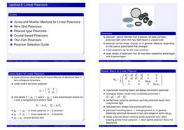 Linear Polarizers