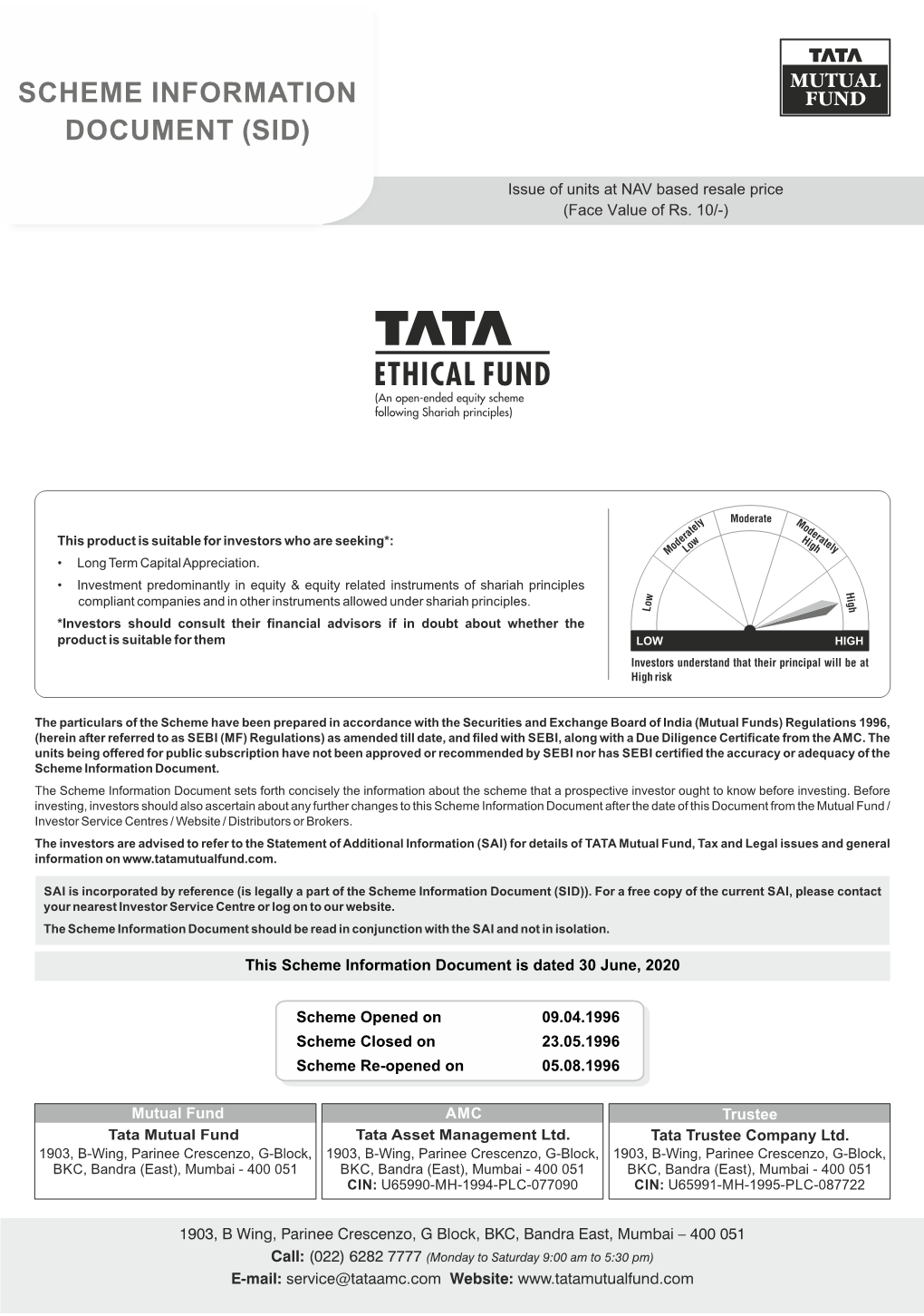Tata Ethical Fund