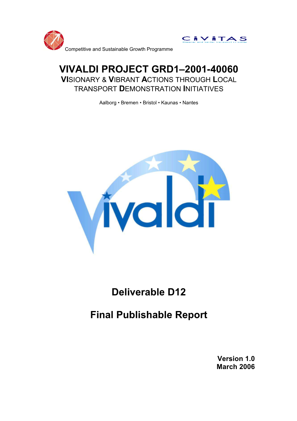 Final Report (Public) March 2006