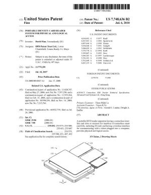 (12) United States Patent (10) Patent No.: US 7,748,636 B2 Finn (45) Date of Patent: Jul