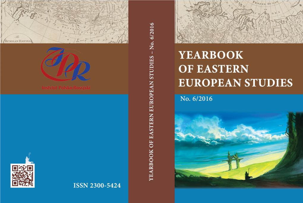 Yearbook of Eastern European Studies Issn: 2300-5424