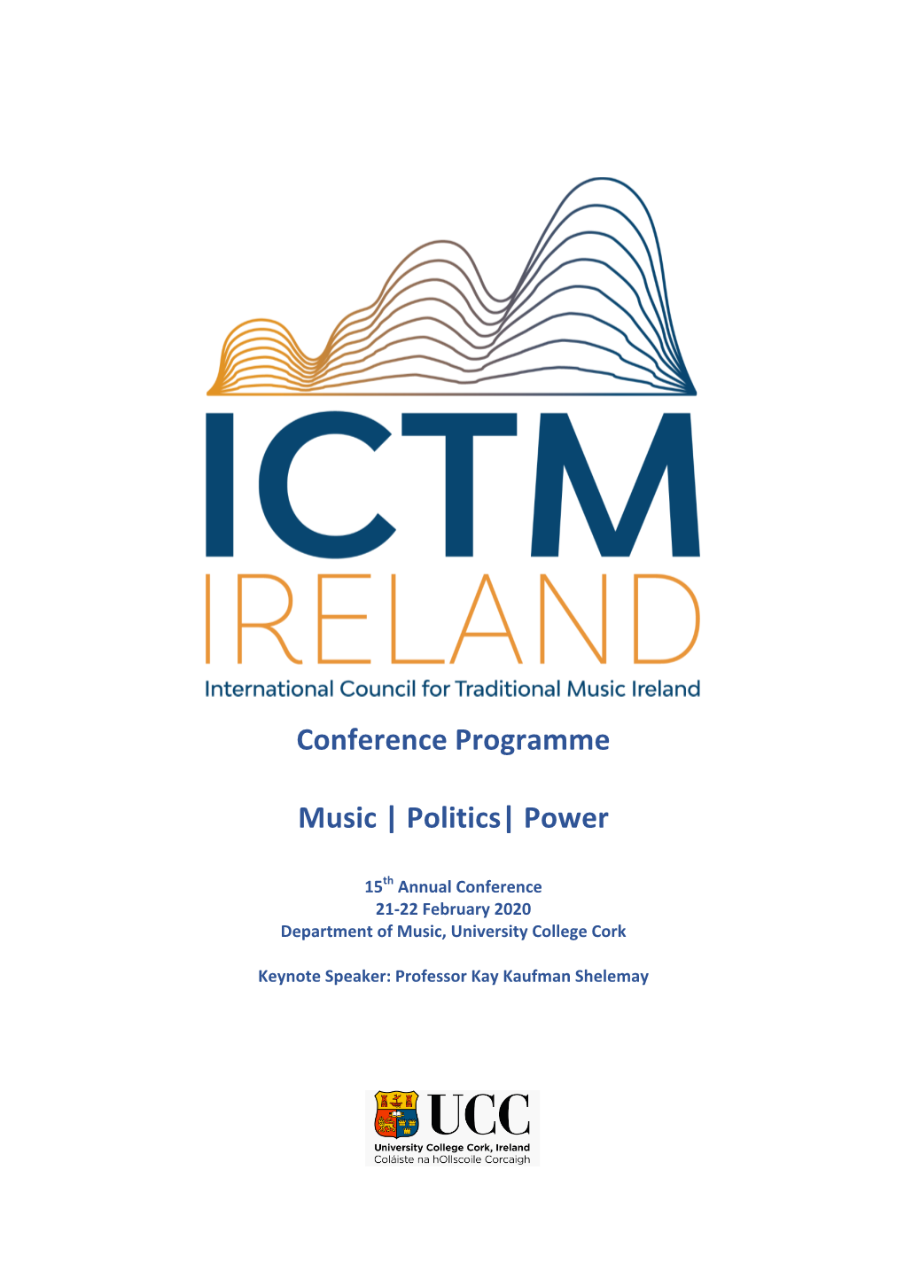 Programme ICTM Ireland 2020