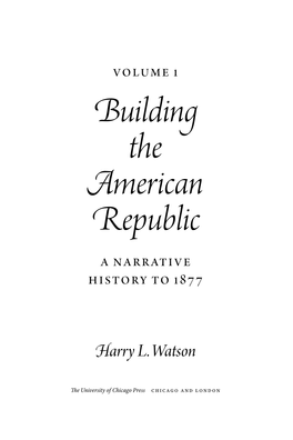 Reconstructing the Republic, 1865-1877