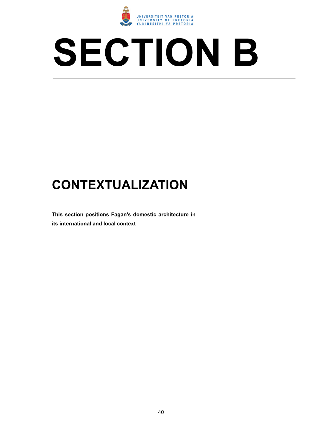 Contextualization