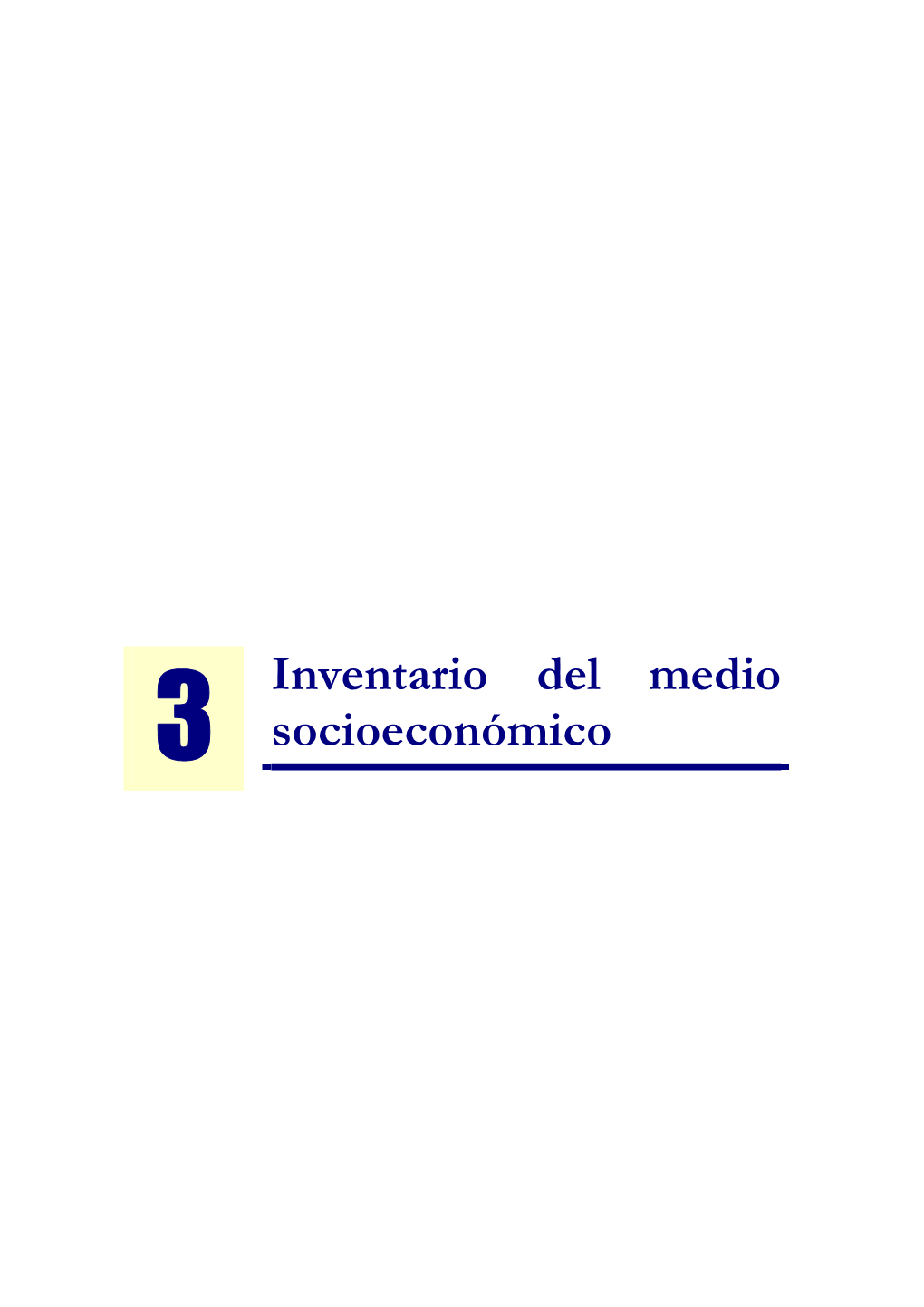 Inventario Del Medio Socioeconómico