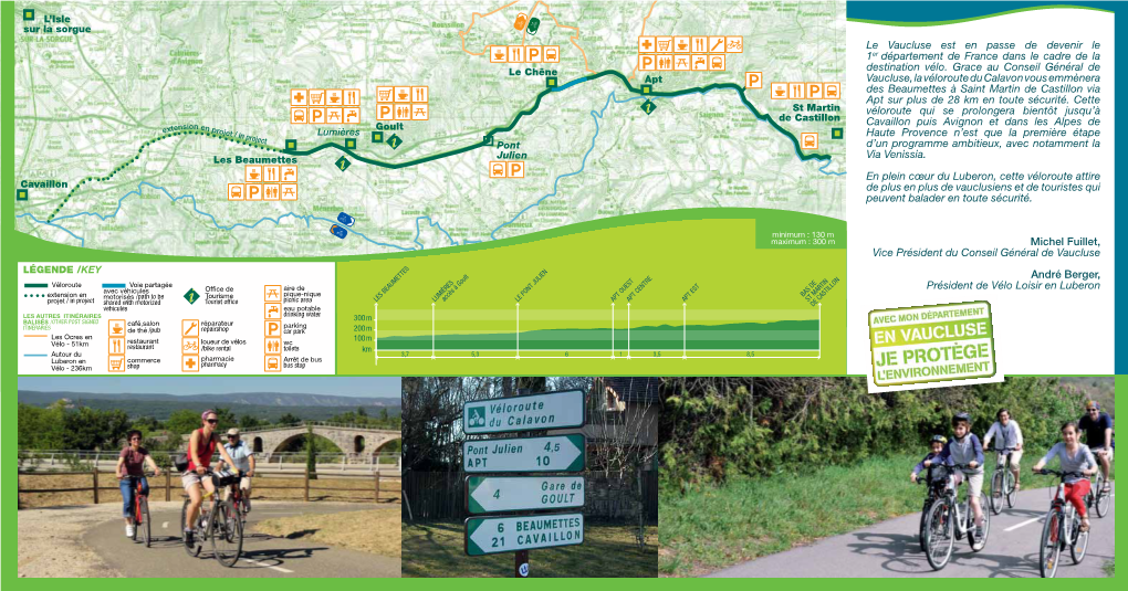 Le Vaucluse Est En Passe De Devenir Le 1Er Département De France Dans Le Cadre De La Le Chêne Destination Vélo