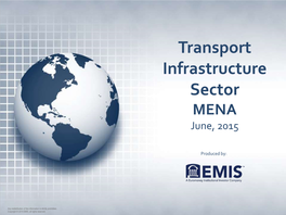 Transport Infrastructure Sector MENA June, 2015