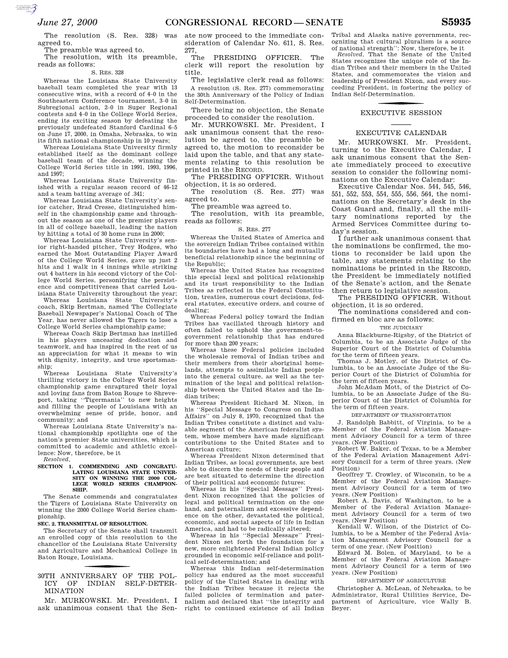 Congressional Record—Senate S5935