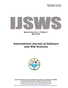 International Journal of Software and Web Sciences