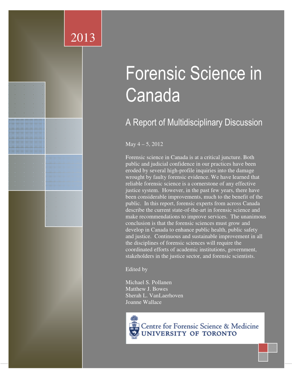 Forensic Science in Canada