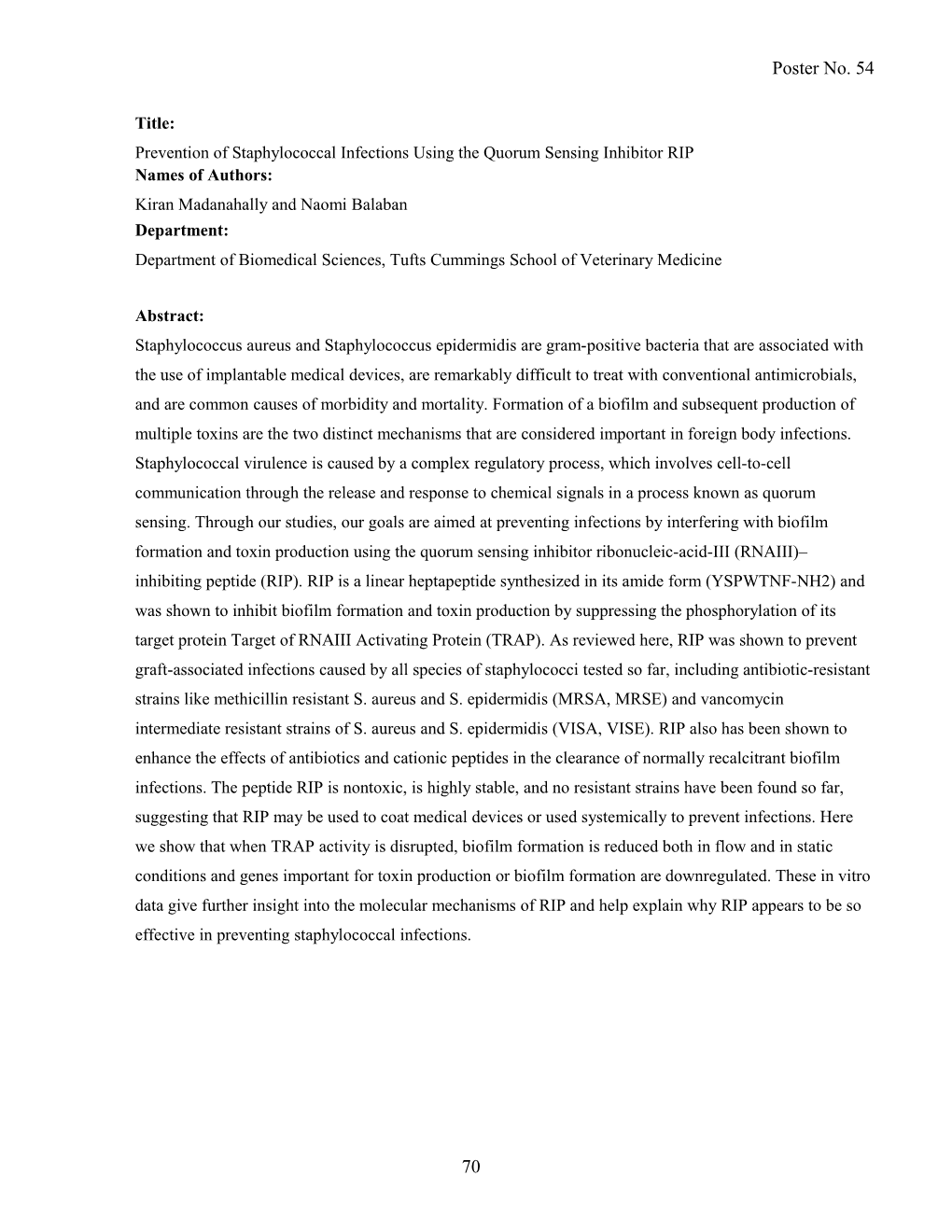 Research Abstract Form s6