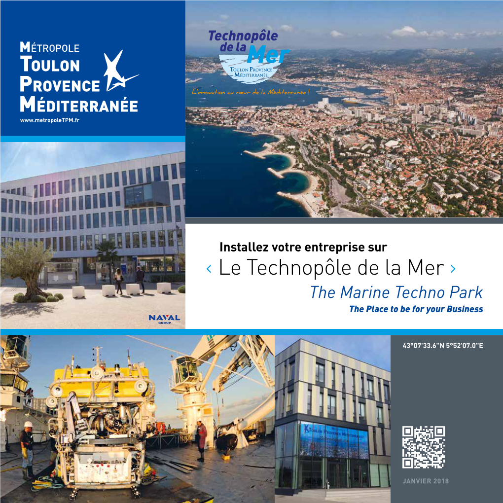 Technopole De La Mer Toulon Provenec Méditerranée 2018