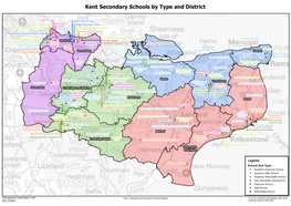 Kent Secondary Schools by Type and District