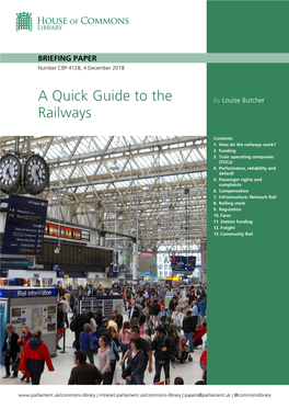 A Quick Guide to the Railways