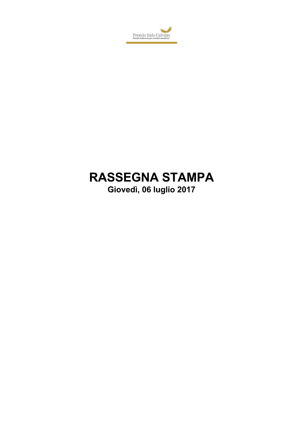 Rassegna Stampa Aprile 2017