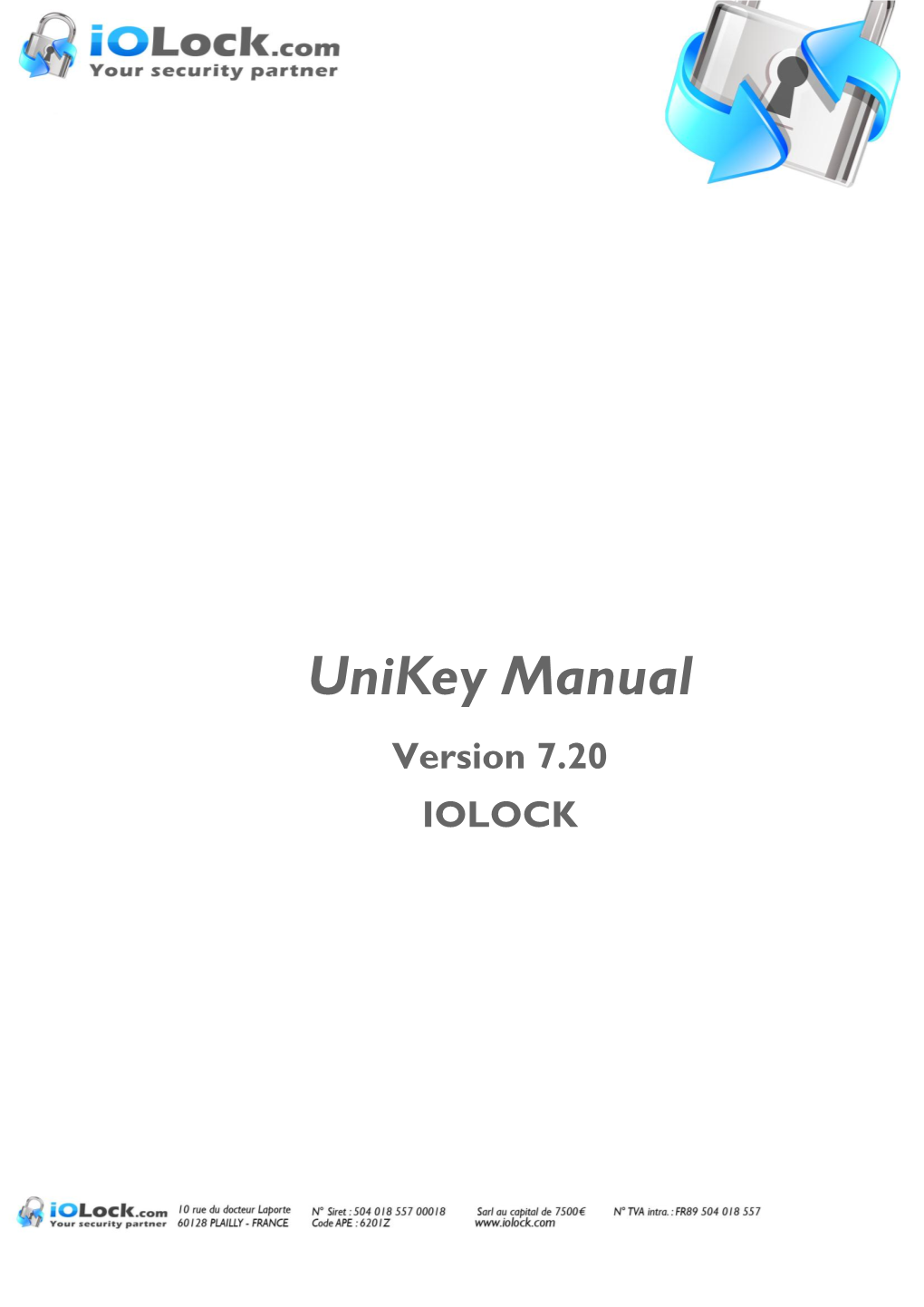 Unikey Manual