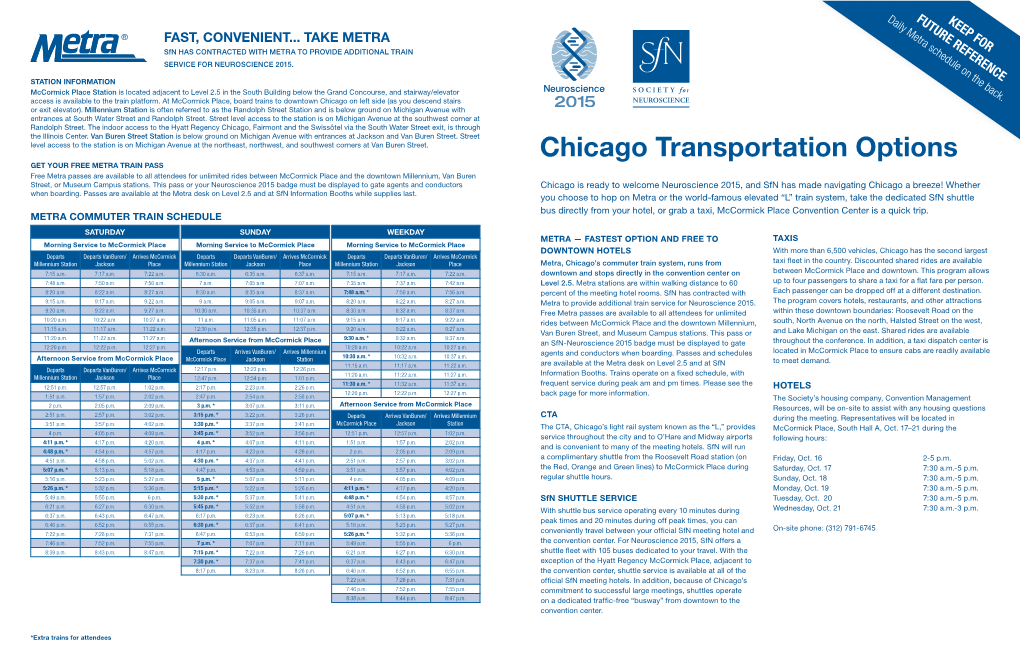 Chicago Transportation Options