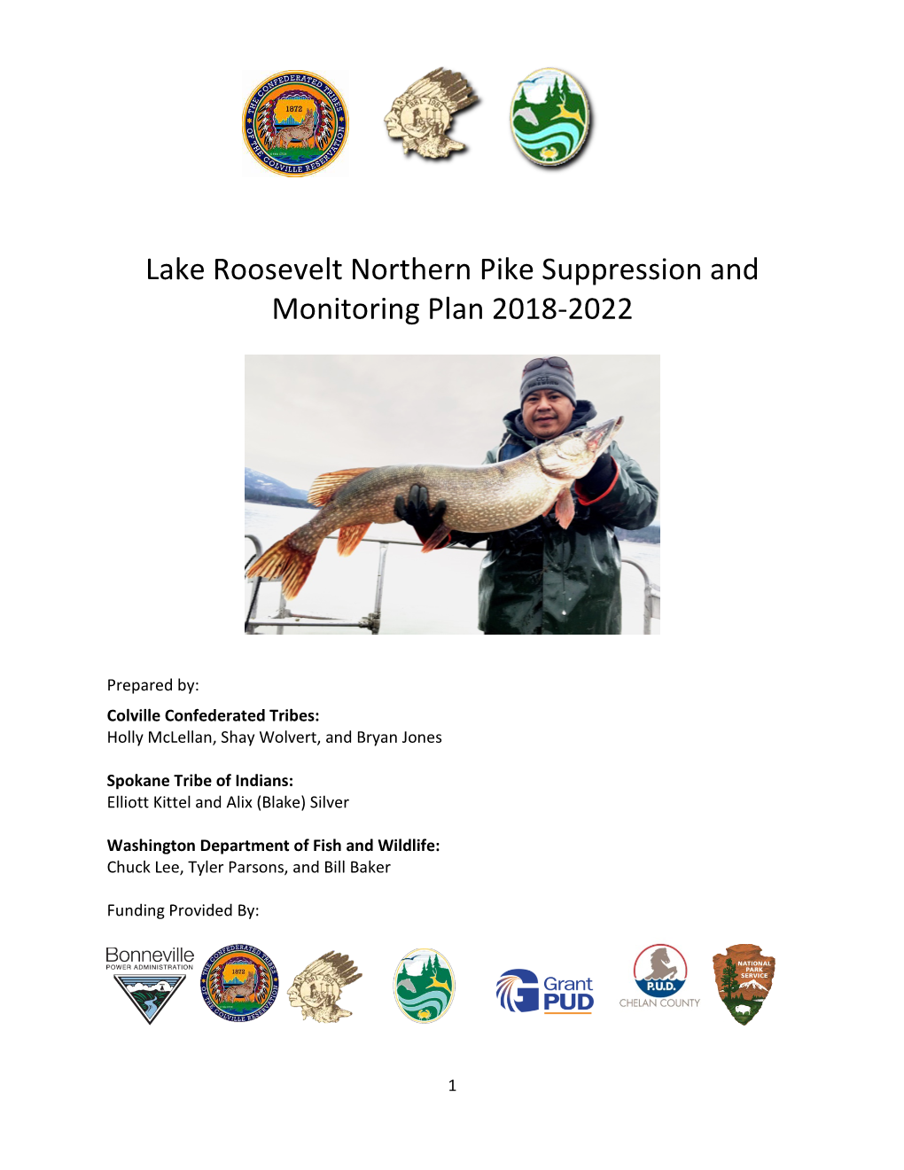 Lake Roosevelt Northern Pike Suppression and Monitoring Plan 2018-2022