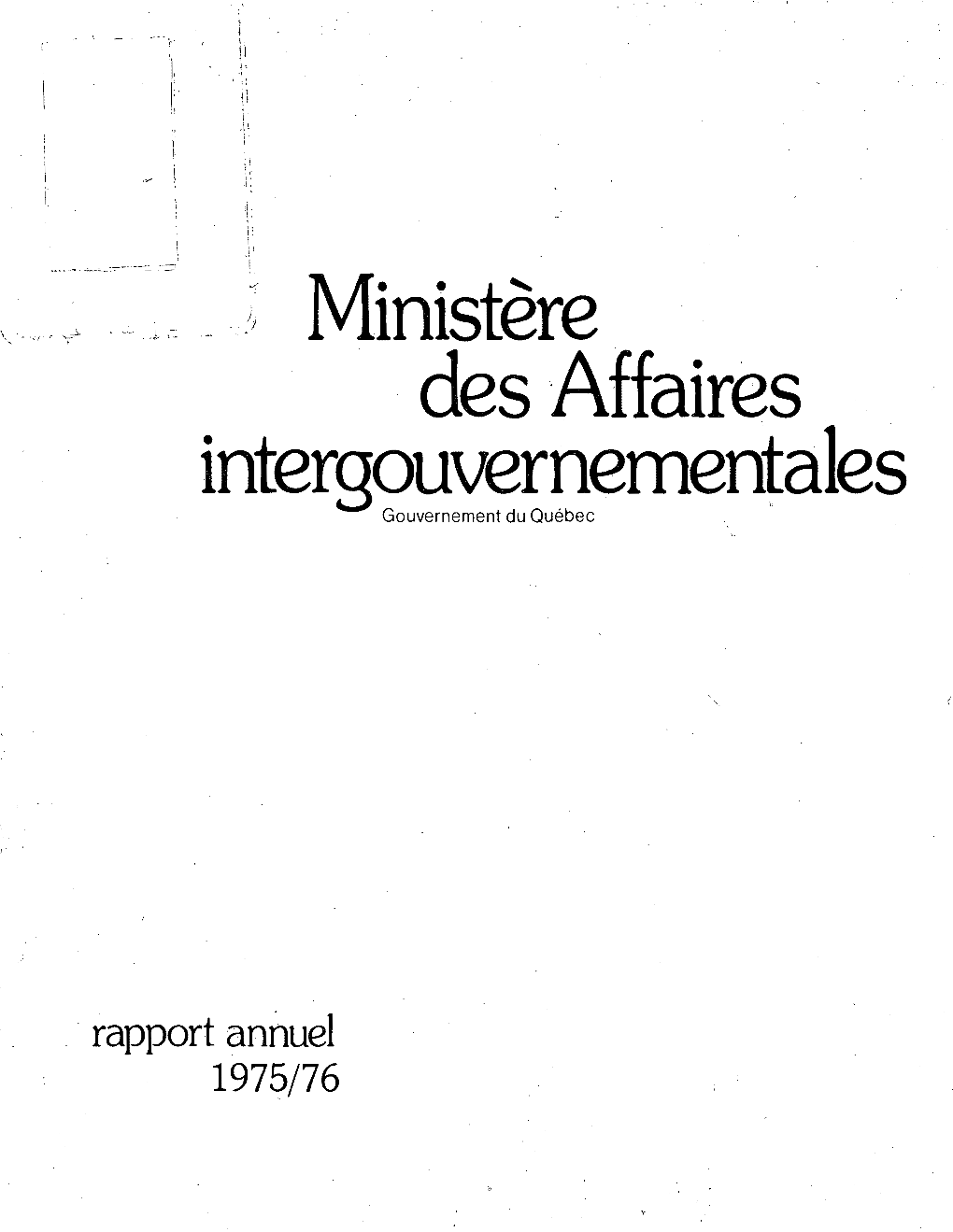 Ministère Des Relations Internationales Et De La Francophonie