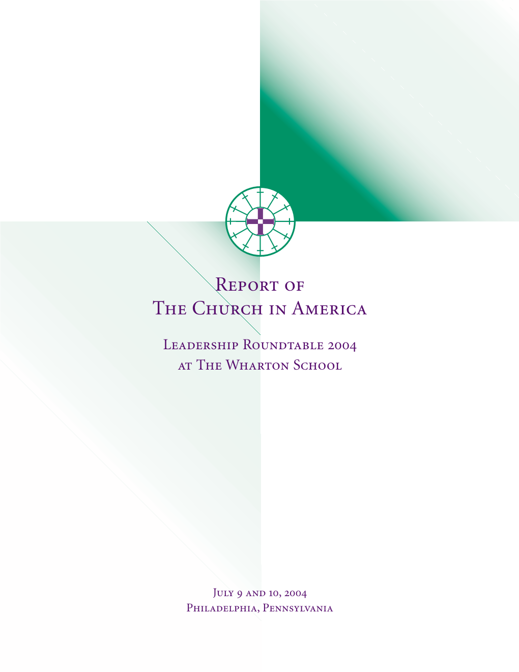 Report of the Church in America