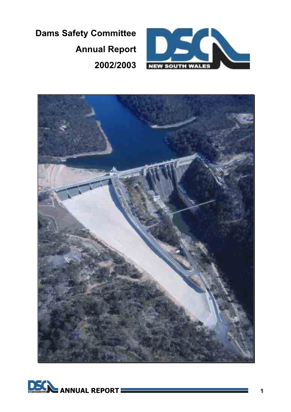 Dams Safety Committee Annual Report 2002/2003 Frontmatter