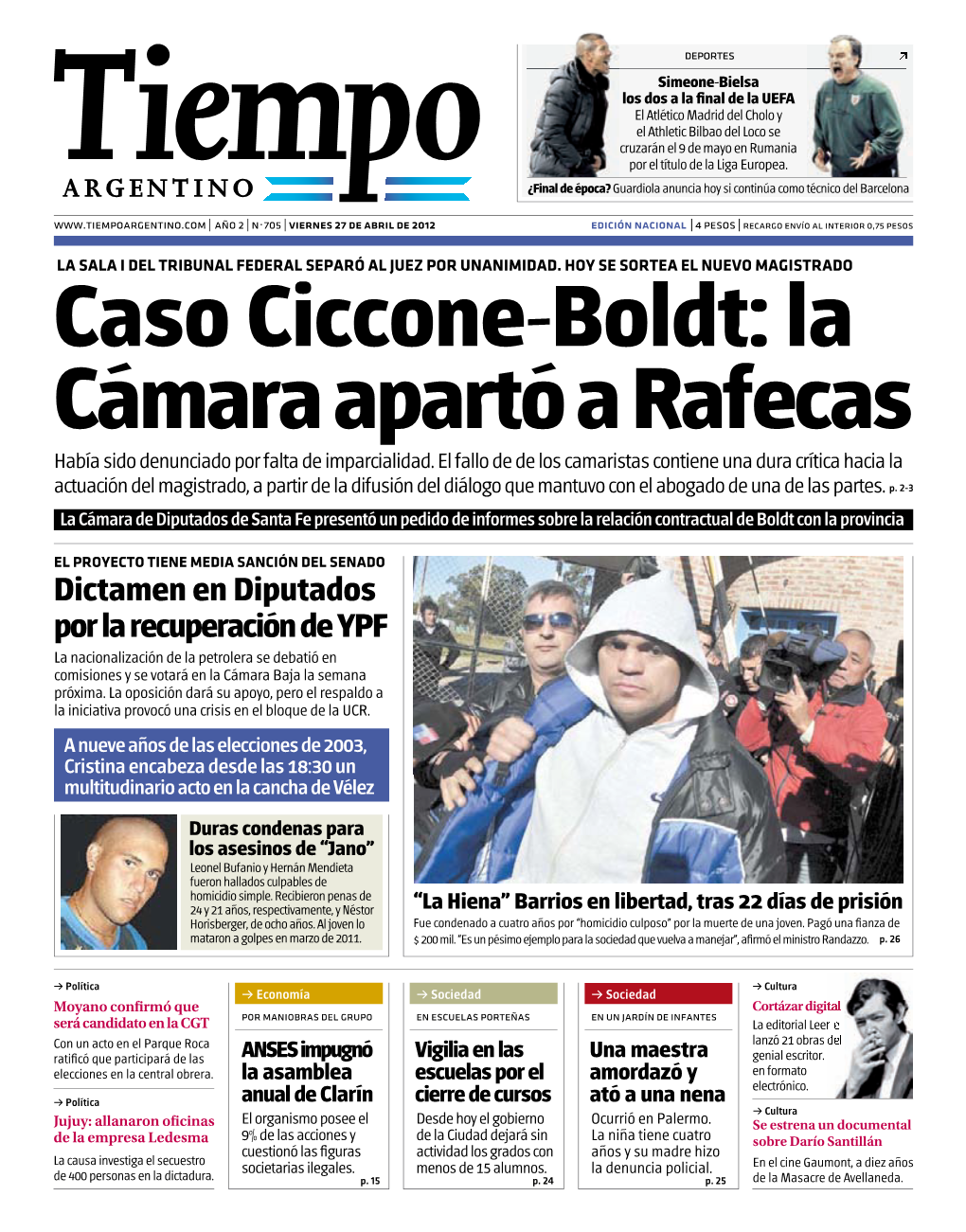 Dictamen En Diputados Por La Recuperación De YPF La Nacionalización De La Petrolera Se Debatió En Comisiones Y Se Votará En La Cámara Baja La Semana Próxima