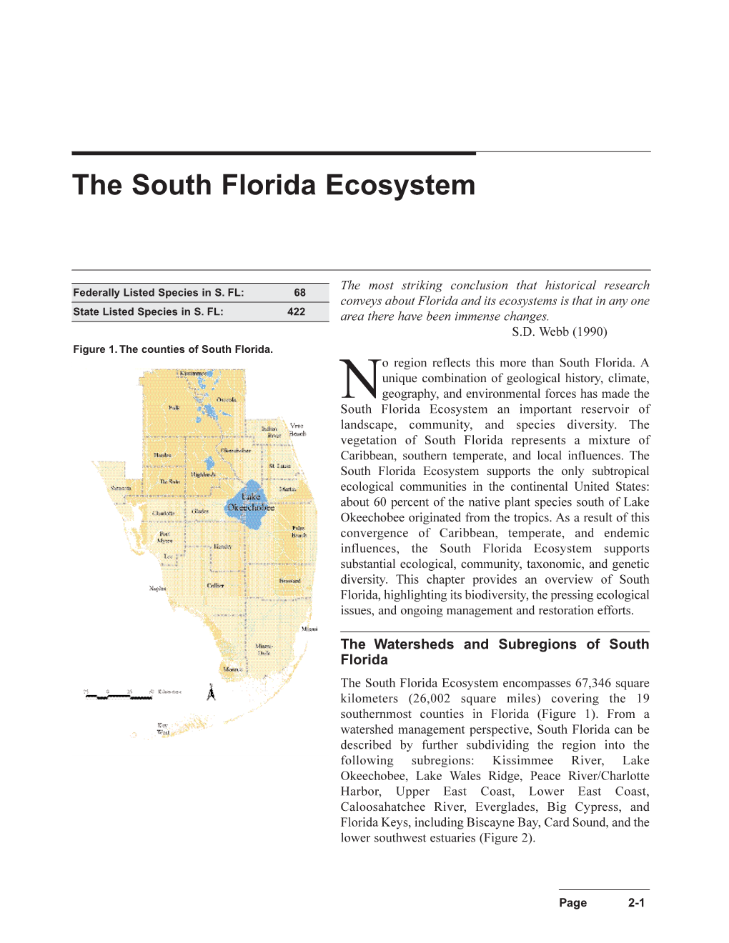 The South Florida Ecosystem