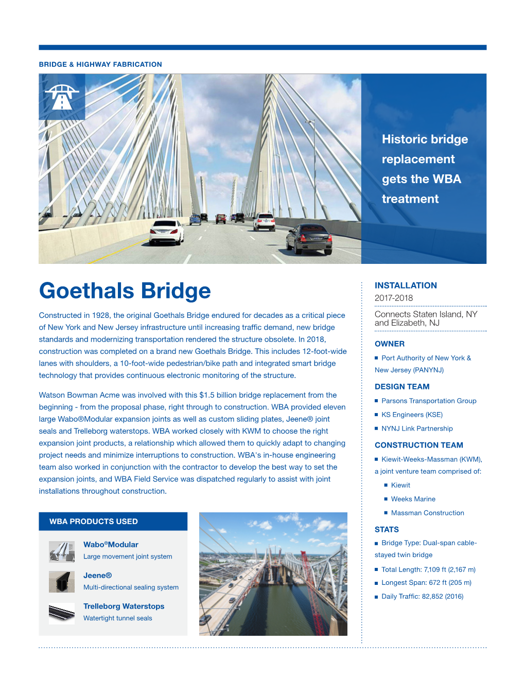 Goethals Bridge 2017-2018