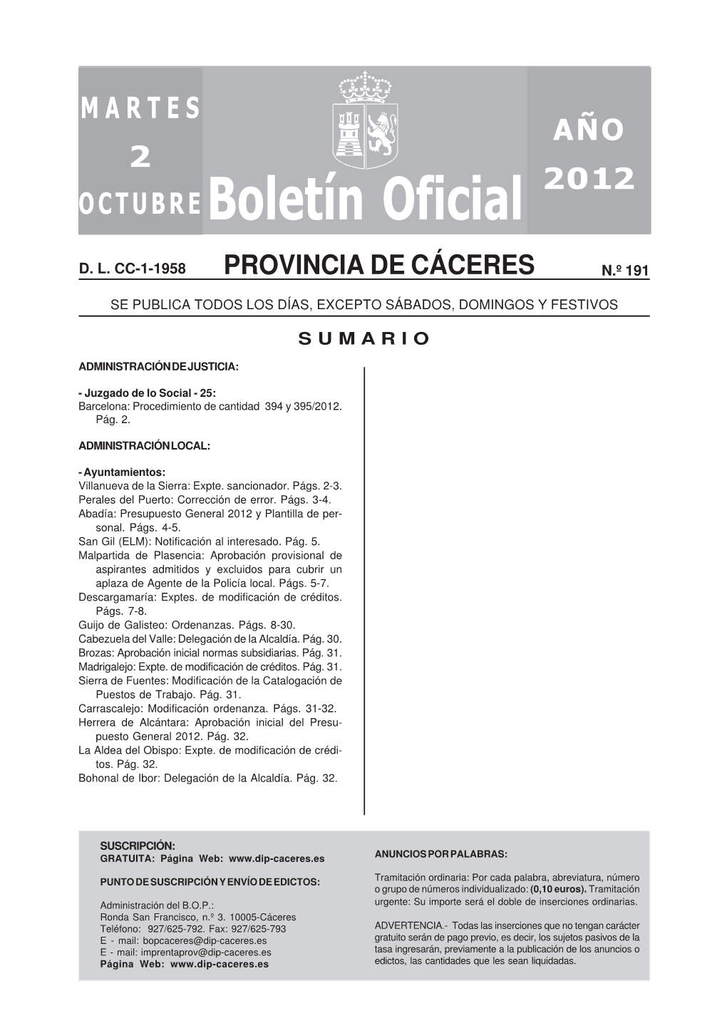 Boletín Oficial