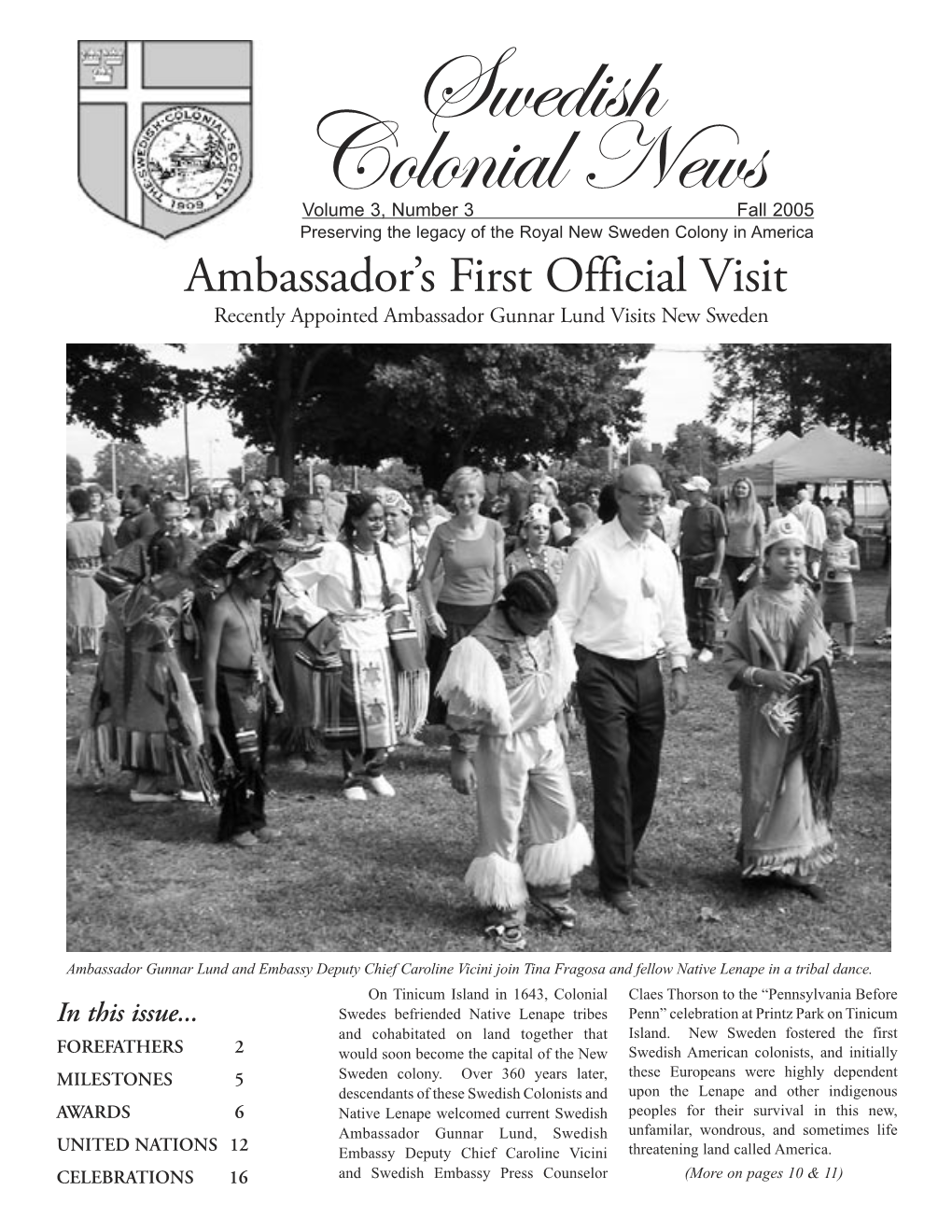 SCS News Fall 2005, Volume 3, Number 3