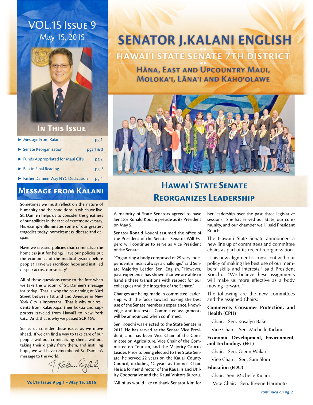 Issue 9 May 15, 2015