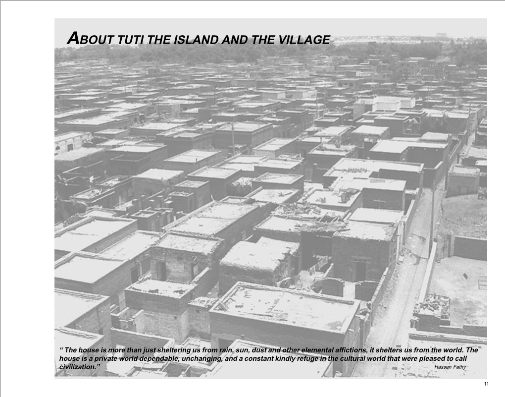 About Tuti the Island and the Village