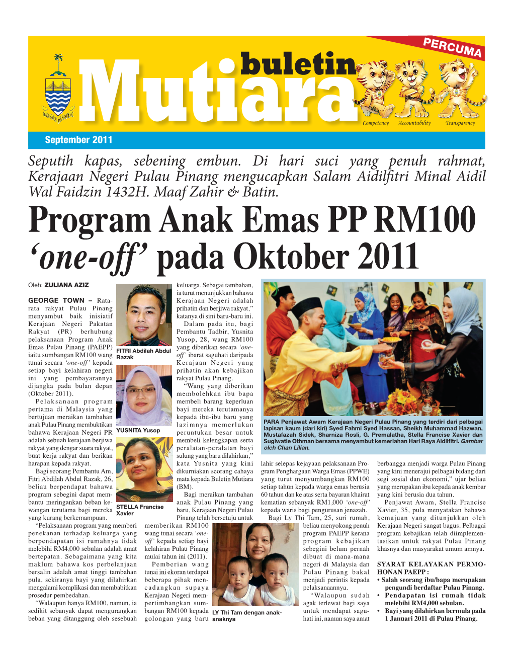 Buletin Mutiara Bulan Sep – BM