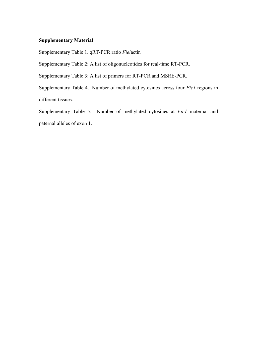 Maize and Tripsacum As Model Systems to Compare Gene Expression Pattern After Fertilization