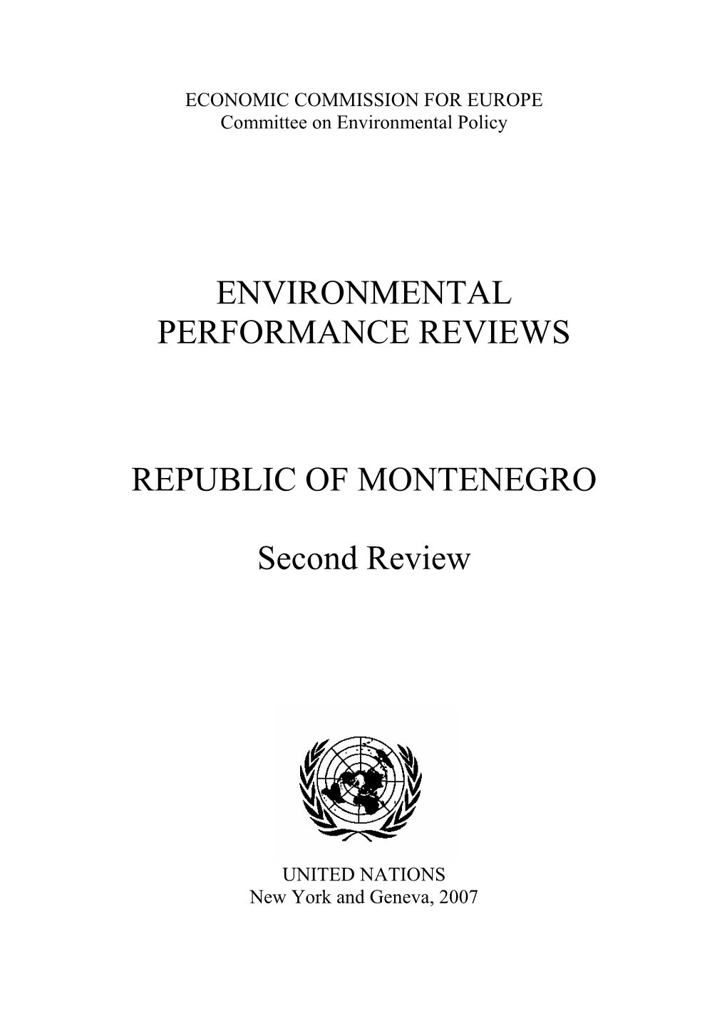 Environmental Performance Reviews Republic Of