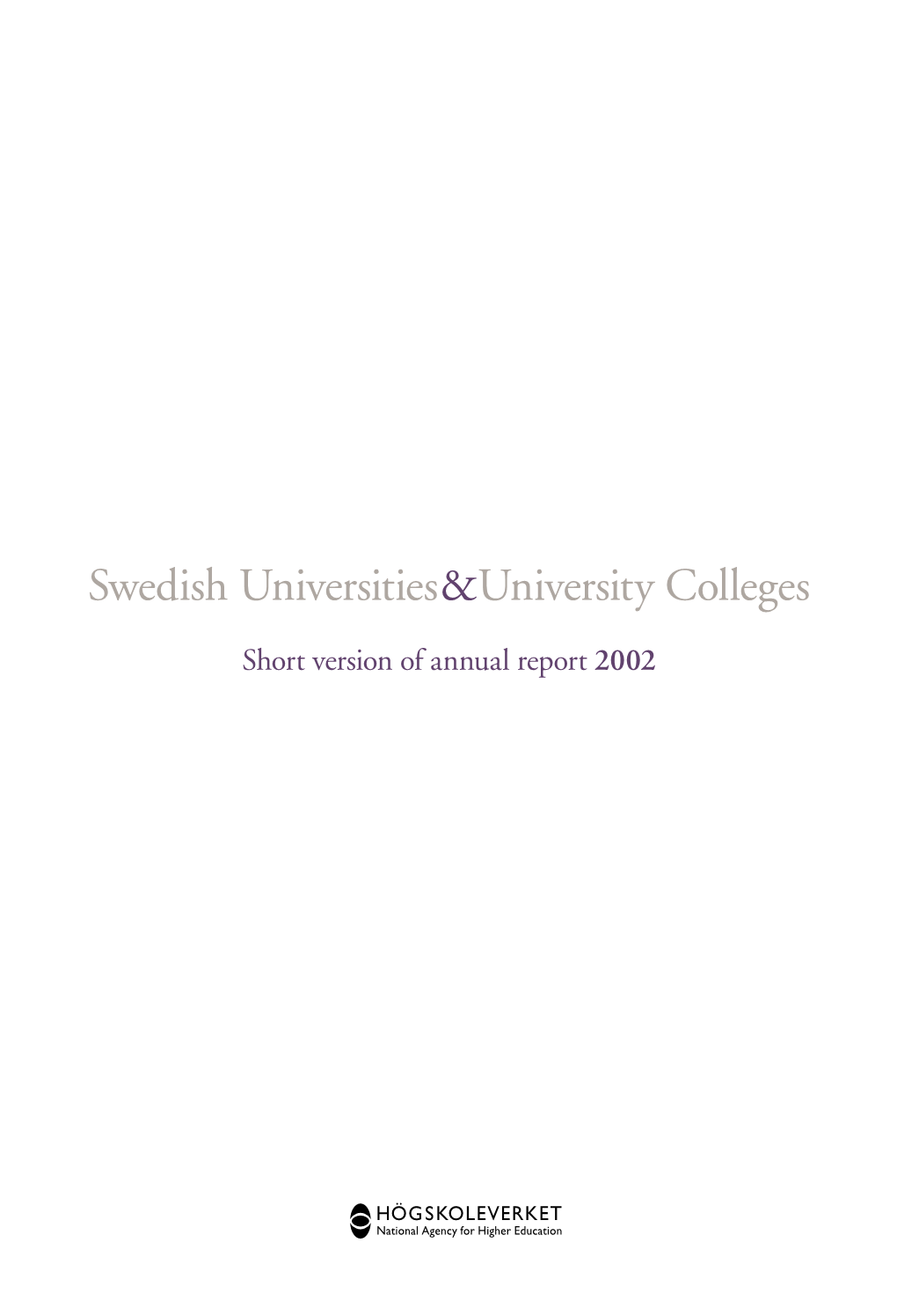 Swedish Universities&University Colleges