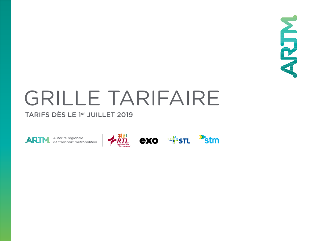 Grille Tarifaire