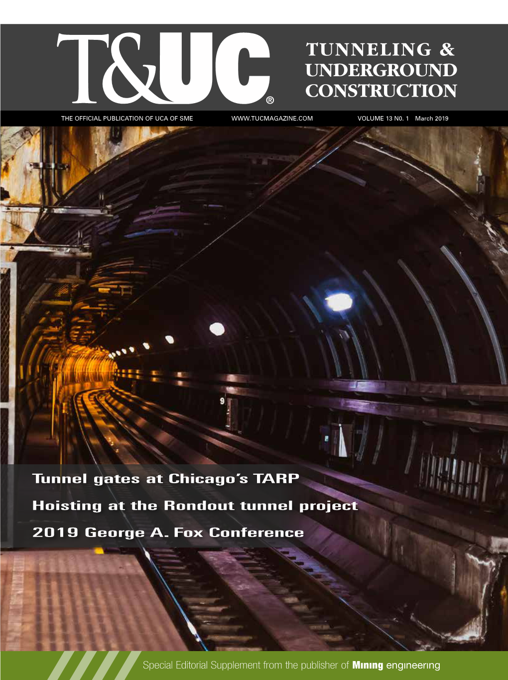 Tunnel Gates at Chicago's TARP Hoisting at the Rondout Tunnel Project 2019 George A. Fox Conference