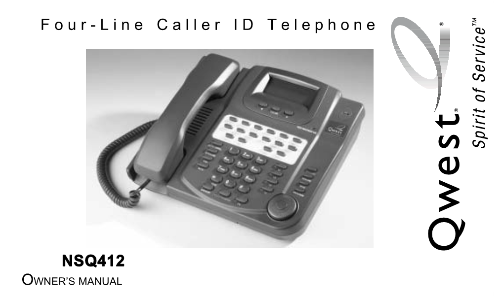 Four-Line Caller ID Telephone NSQ412