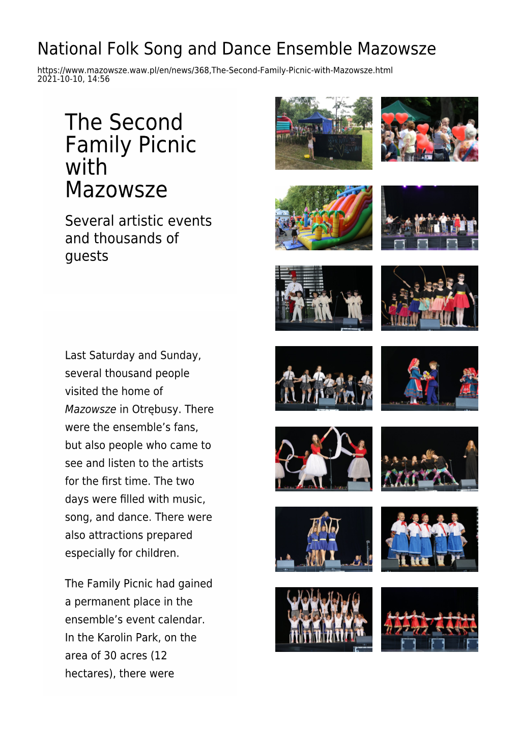 National Folk Song and Dance Ensemble Mazowsze 2021-10-10, 14:56