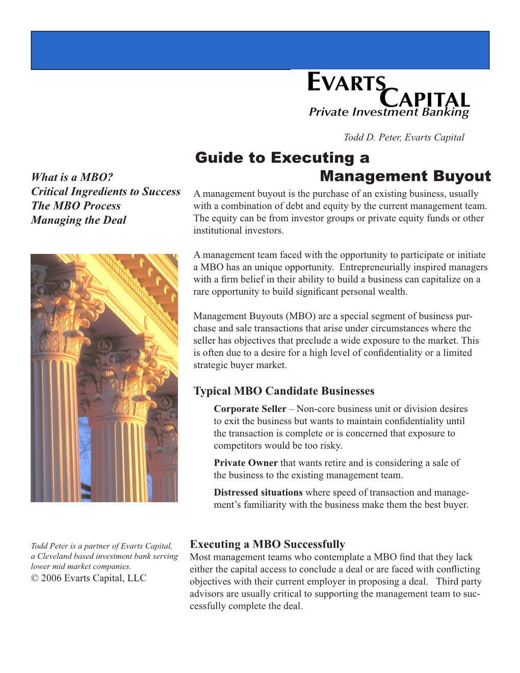 Guide to Executing a Management Buyout