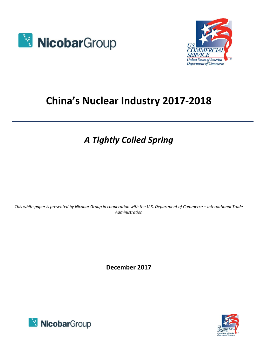 China's Nuclear Industry 2017-2018