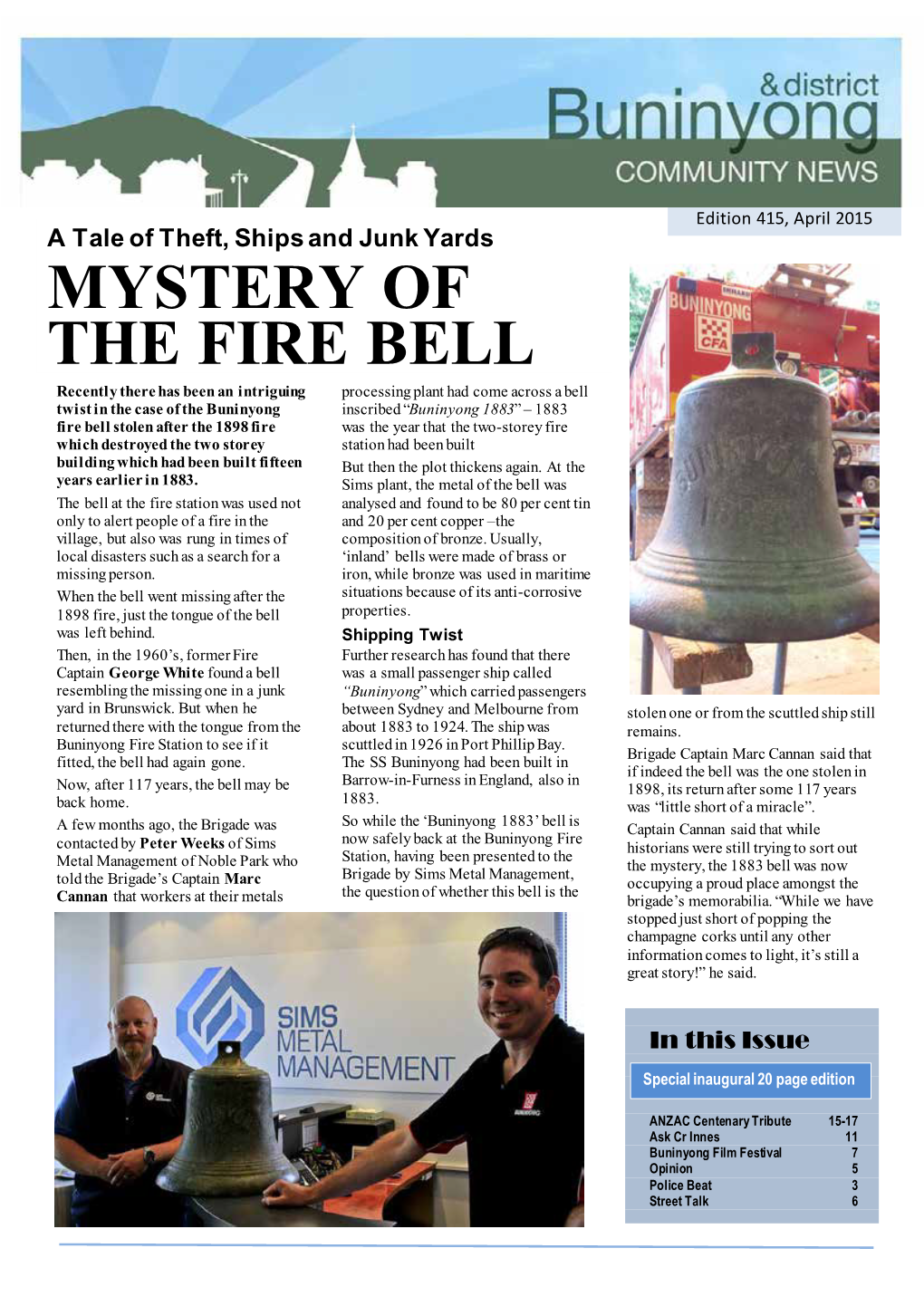 Mystery of the Fire Bell