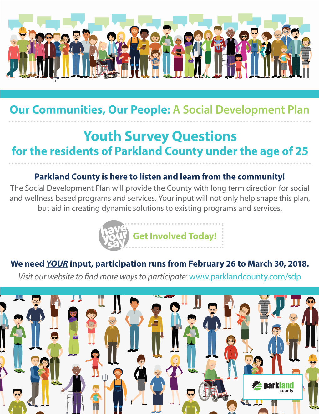 Youth Survey Questions for the Residents of Parkland County Under the Age of 25