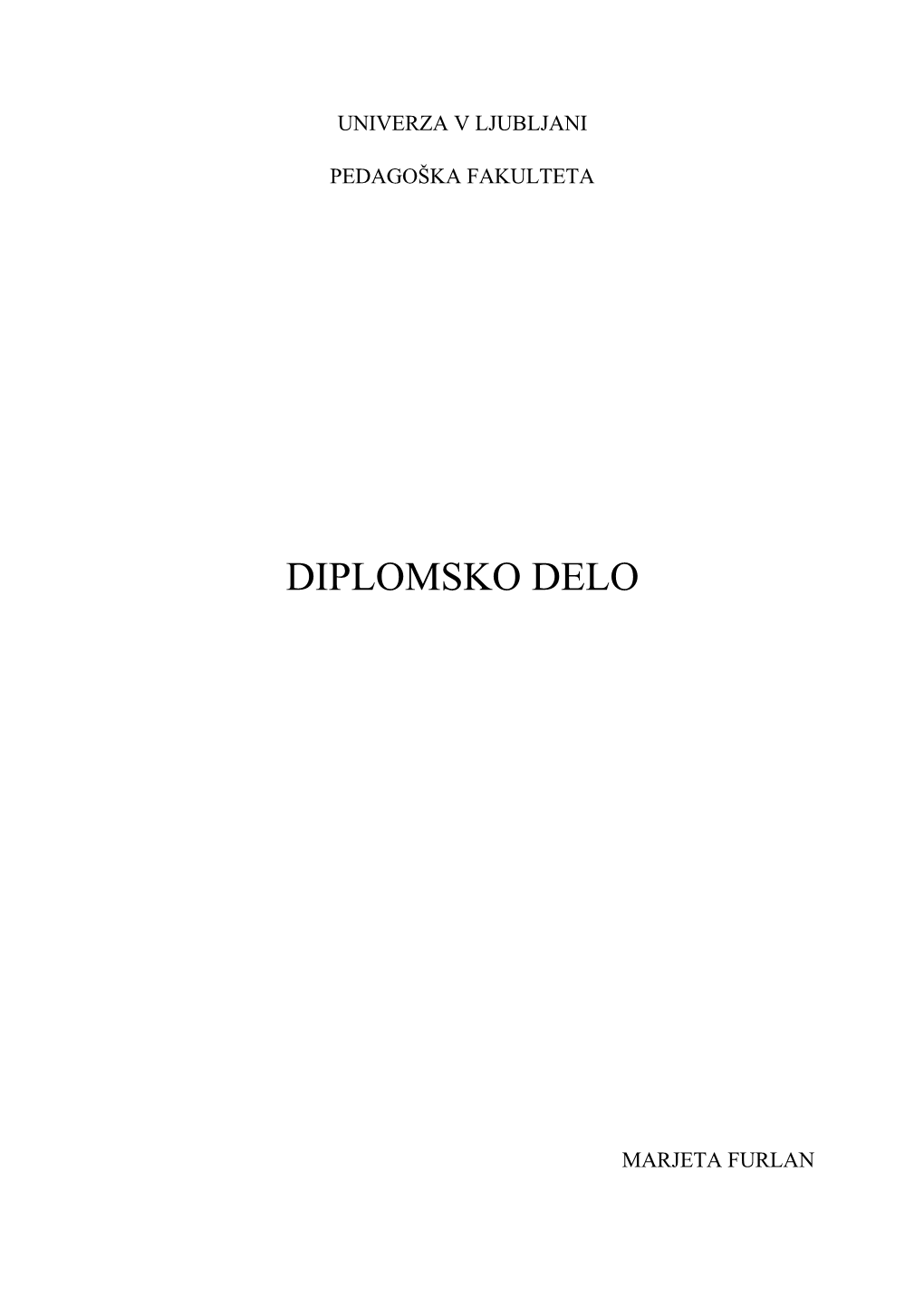 Diplomsko Delo